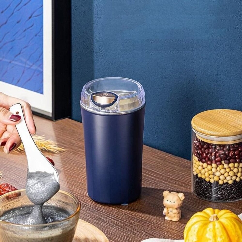 2023 Compact Electric Coffee Grinder - Multi-Purpose Stainless Steel Blade Grind